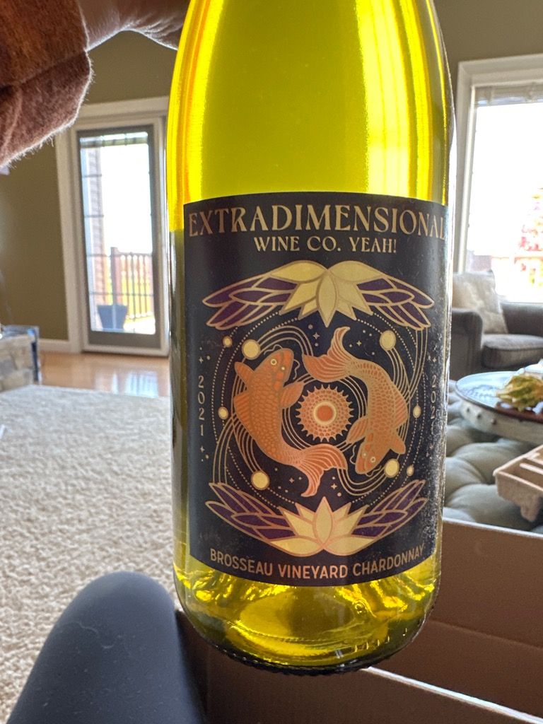 2021 Extradimensional Wine Co. Yeah! Chardonnay Brosseau Vineyard, USA