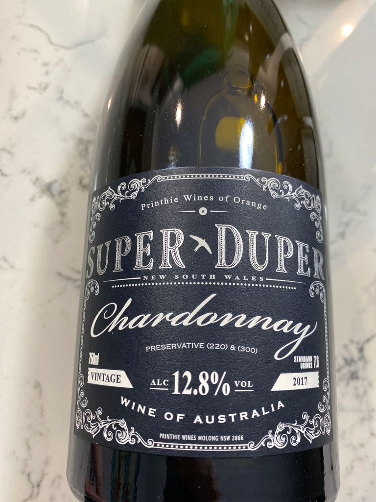 2019 Printhie Chardonnay Super Duper, Australia, New South Wales ...