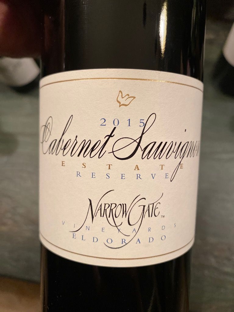 2015 Narrow Gate Vineyards Sauvignon Estate Reserve, USA