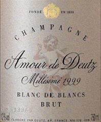 1999 Deutz Champagne Amour De Deutz Blanc De Blancs France Champagne Cellartracker