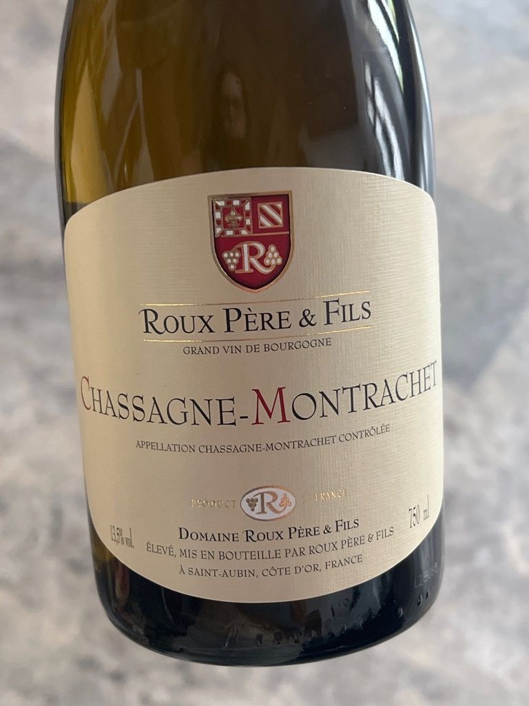 Roux P Re Fils Chassagne Montrachet France Burgundy C Te De