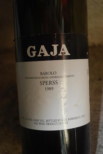 ガヤ　バローロ　スペルス　 1995年　1本 1995 Gaja Sperss Langhe - Barolo, Piedmont, Italy | prices