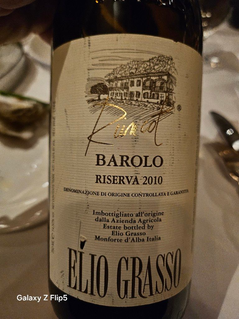 エリオ・グラッソ バローロ 2010年 2本セット 2010 Elio Grasso Barolo Riserva Rüncot - CellarTracker