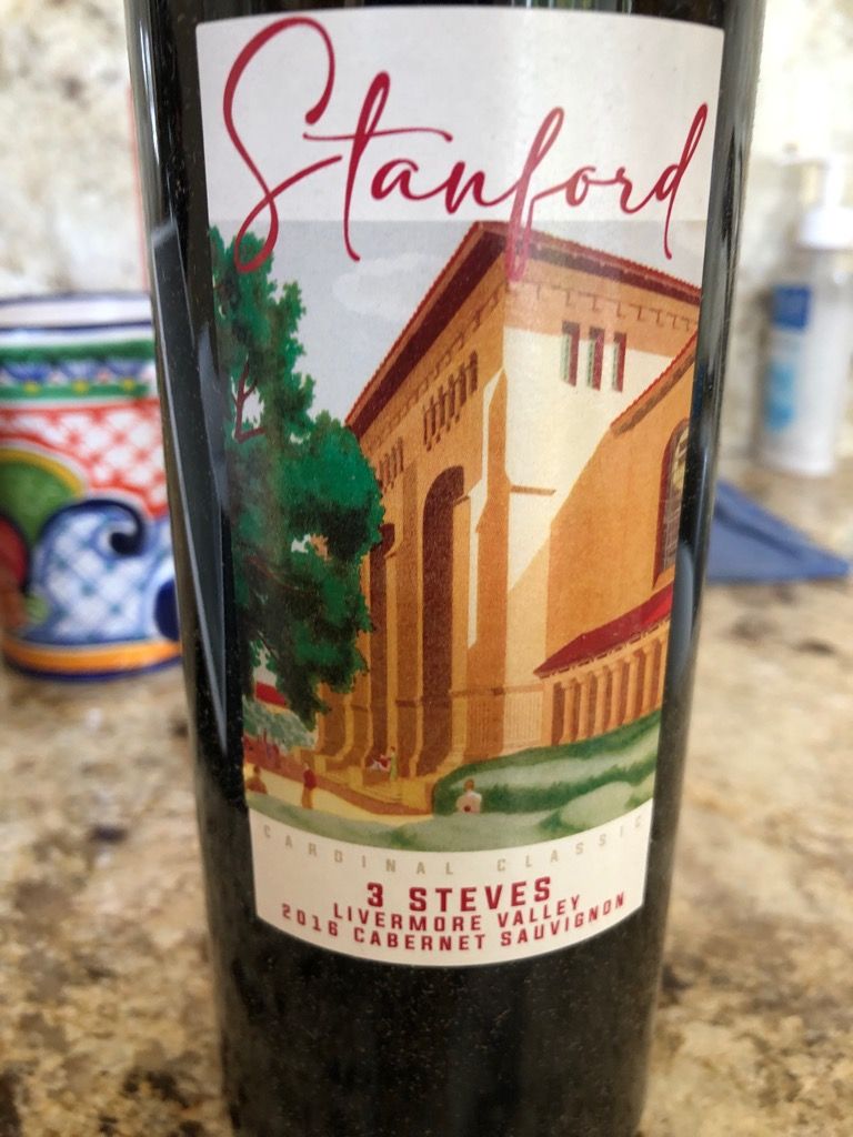 2014 3 Steves Winery Cabernet Sauvignon Stanford Cardinal Classic, USA ...