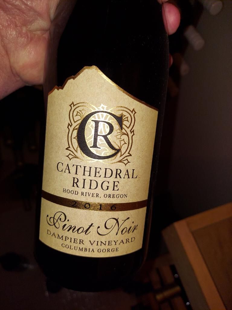 2016 Cathedral Ridge Pinot Noir Dampier, USA, Oregon/Washington ...