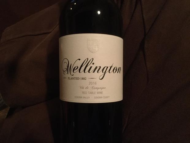 wellington 2016 red table wine