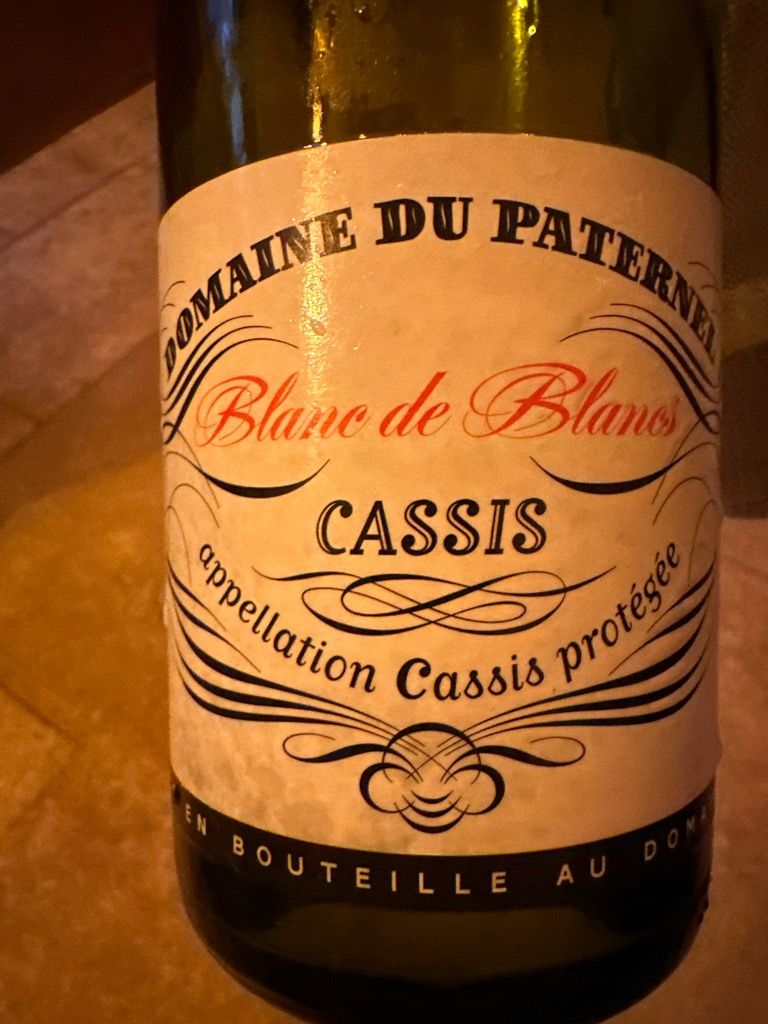 2024 Domaine du Paternel Cassis Blanc de Blancs, France, Provence ...
