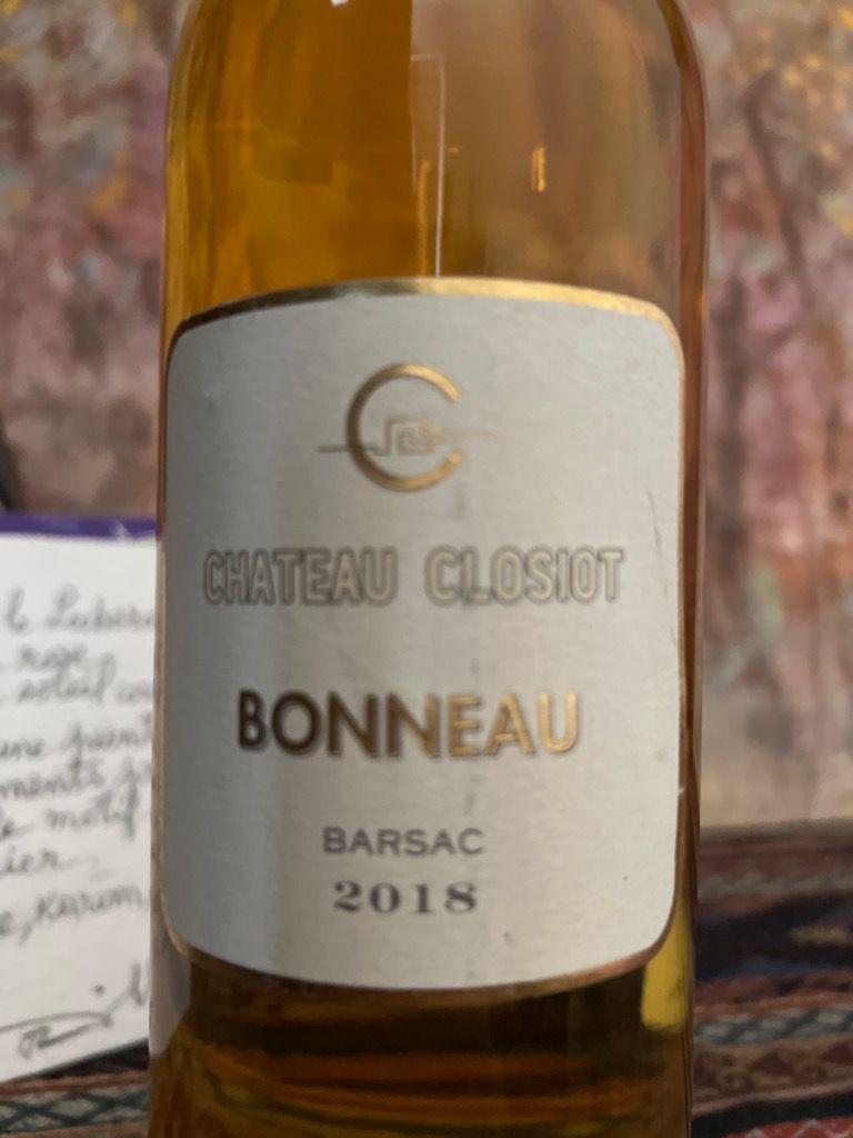 2020 Château Closiot Le Vin Doux de Cloiset - CellarTracker