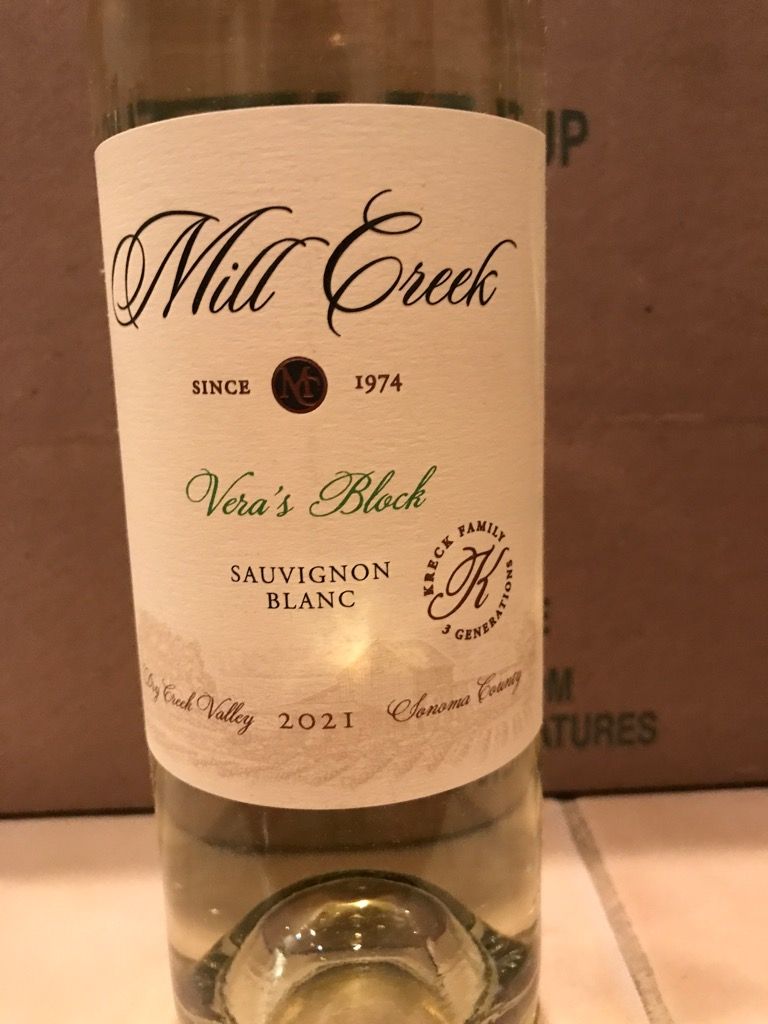 2022 Mill Creek Vineyards Sauvignon Blanc Veras Block Usa California