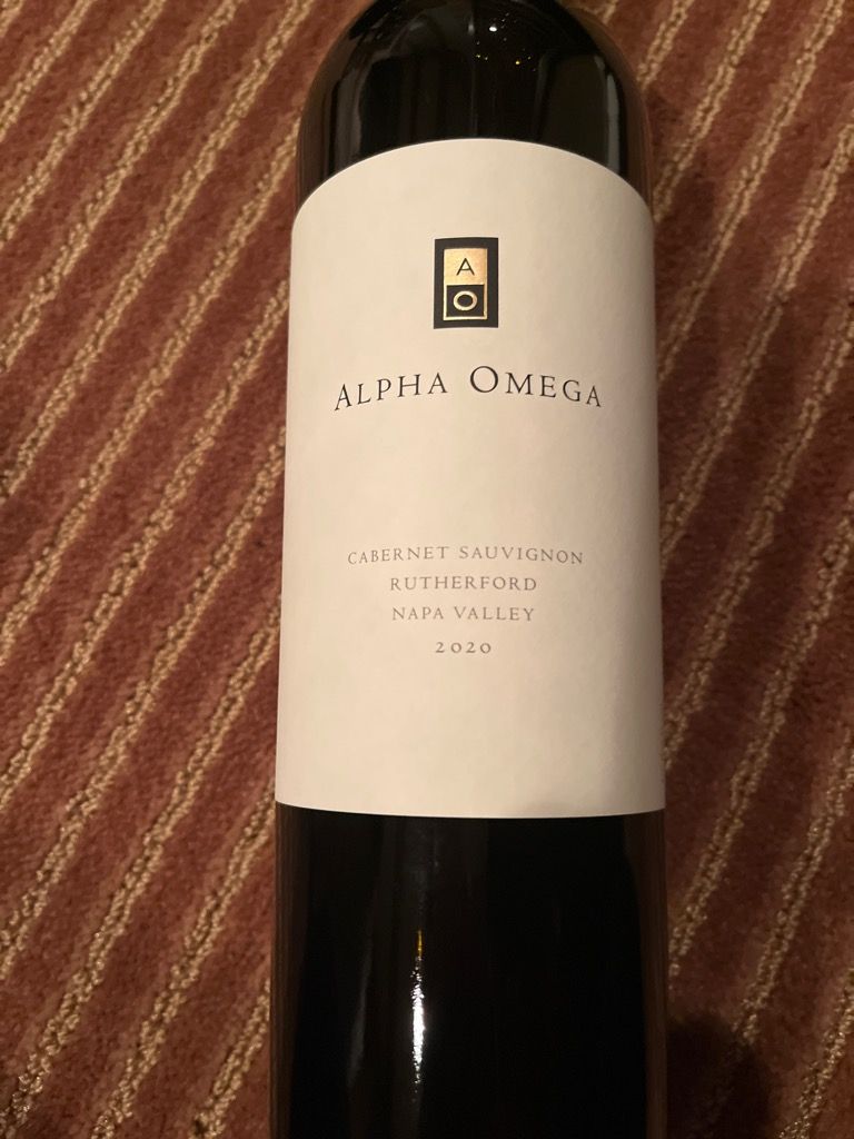 2020 Alpha Omega Cabernet Sauvignon Rutherford CellarTracker