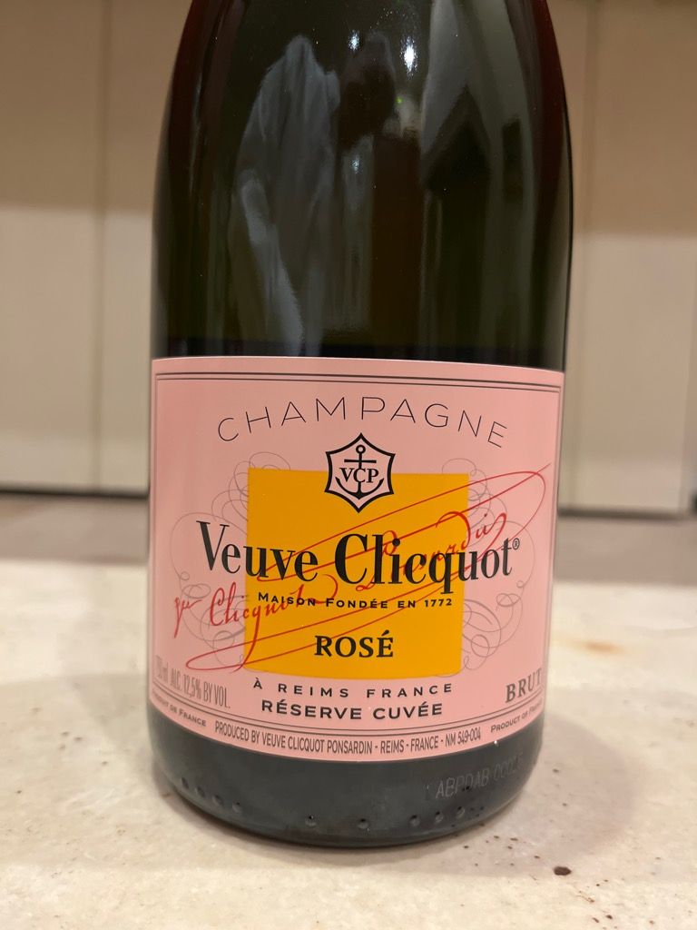 1998 Veuve Clicquot Veuve Clicquot Ponsardin Rose Reserve 