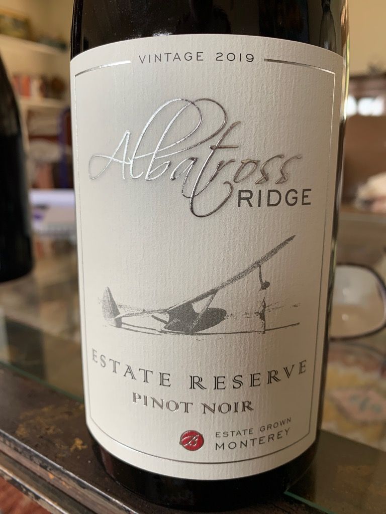 2019 Albatross Ridge Pinot Noir Estate Reserve Estate, USA, California ...