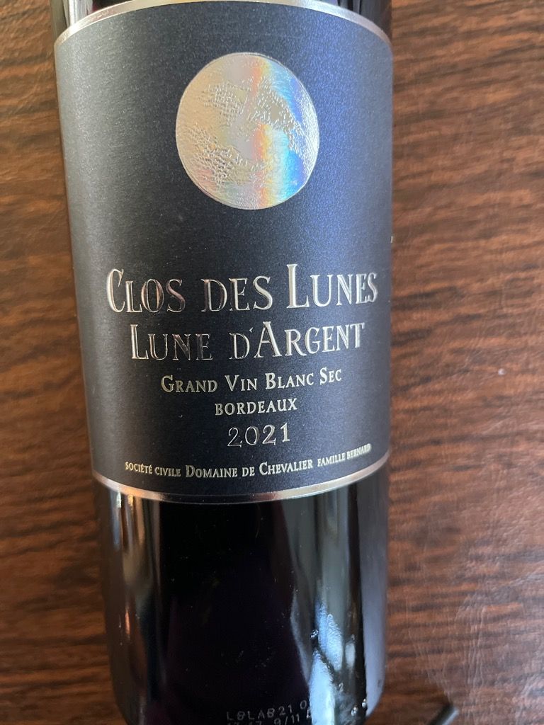 Clos Des Lunes Lune D Argent France Bordeaux Cellartracker