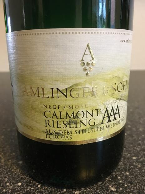 2014 Amlinger & Sohn Bremmer Calmont Riesling Trocken AAA, Germany ...