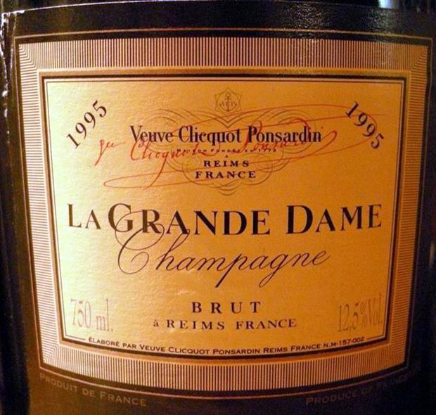 Veuve Clicquot Ponsardin La Grande Dame Brut 1985 Vintage Champagne