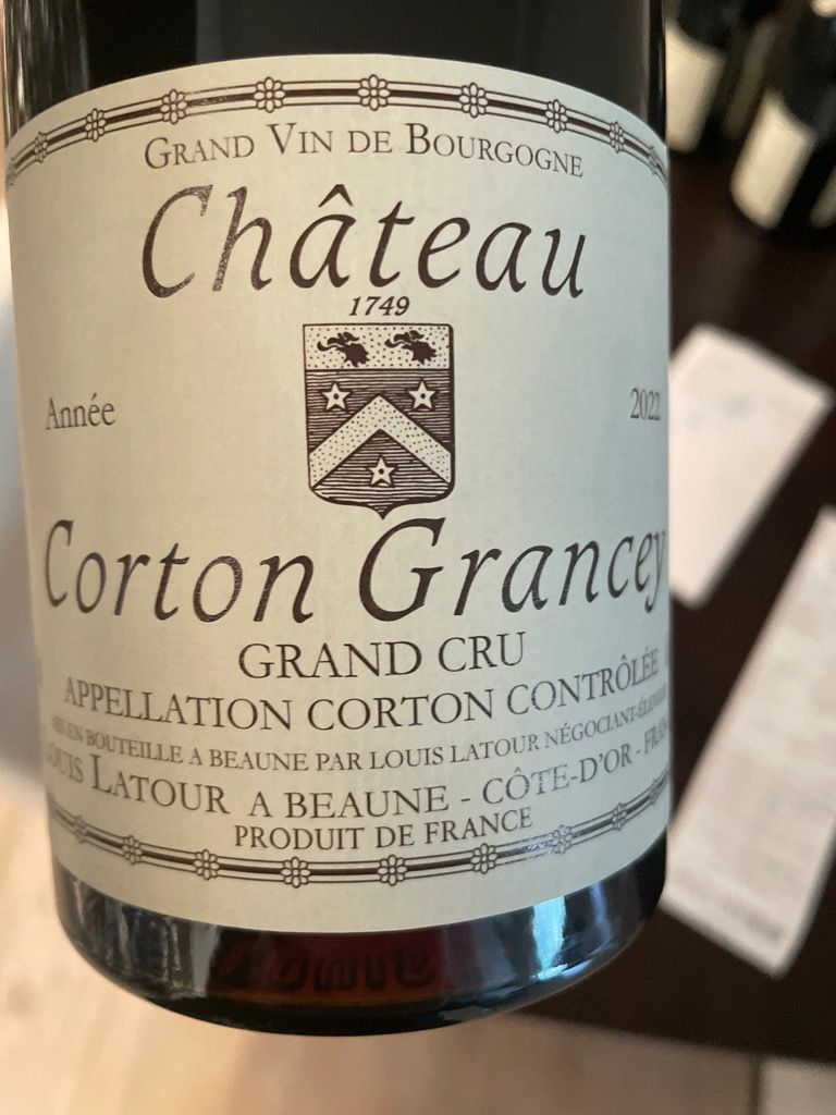 2022 Louis Latour Corton-Grancey - CellarTracker