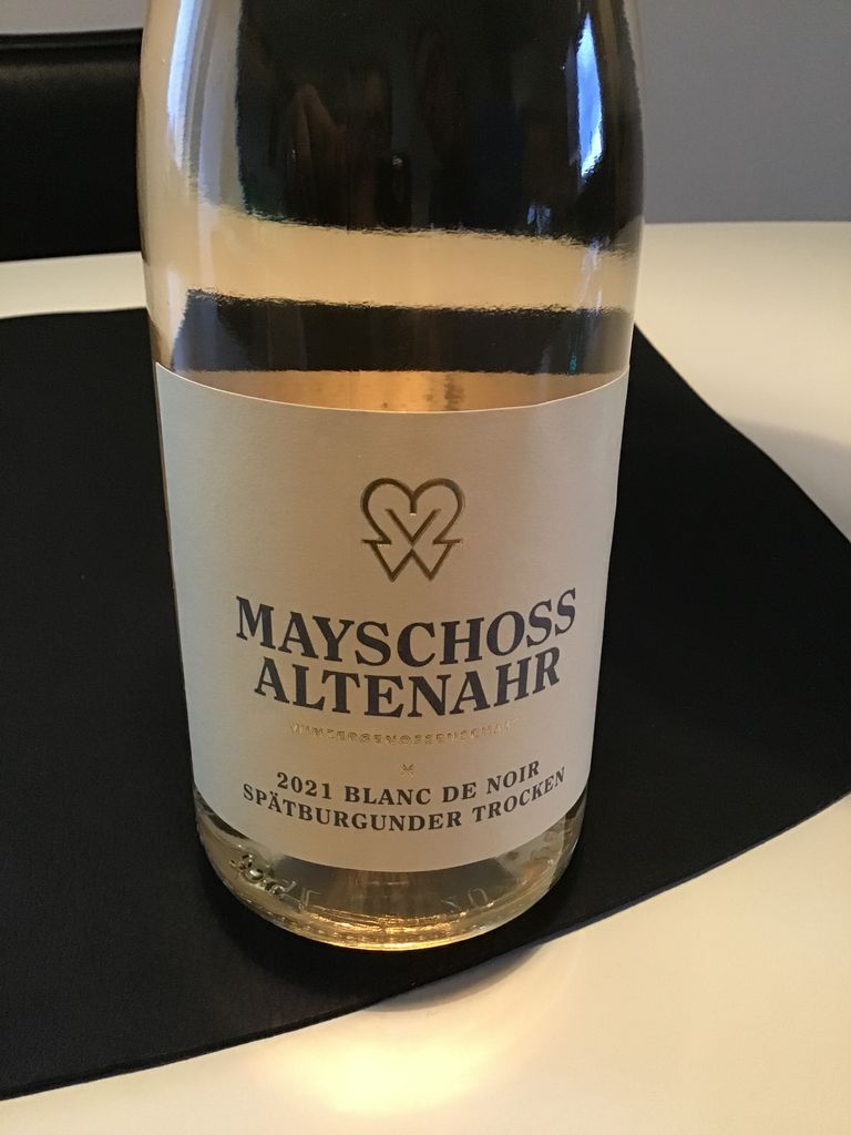 2019 Winzergenossenschaft Mayschoss Altenahr Sp tburgunder Blanc