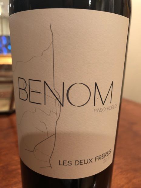 2017 Benom Wines Les Deux Frères, USA, California, Central Coast, Paso ...
