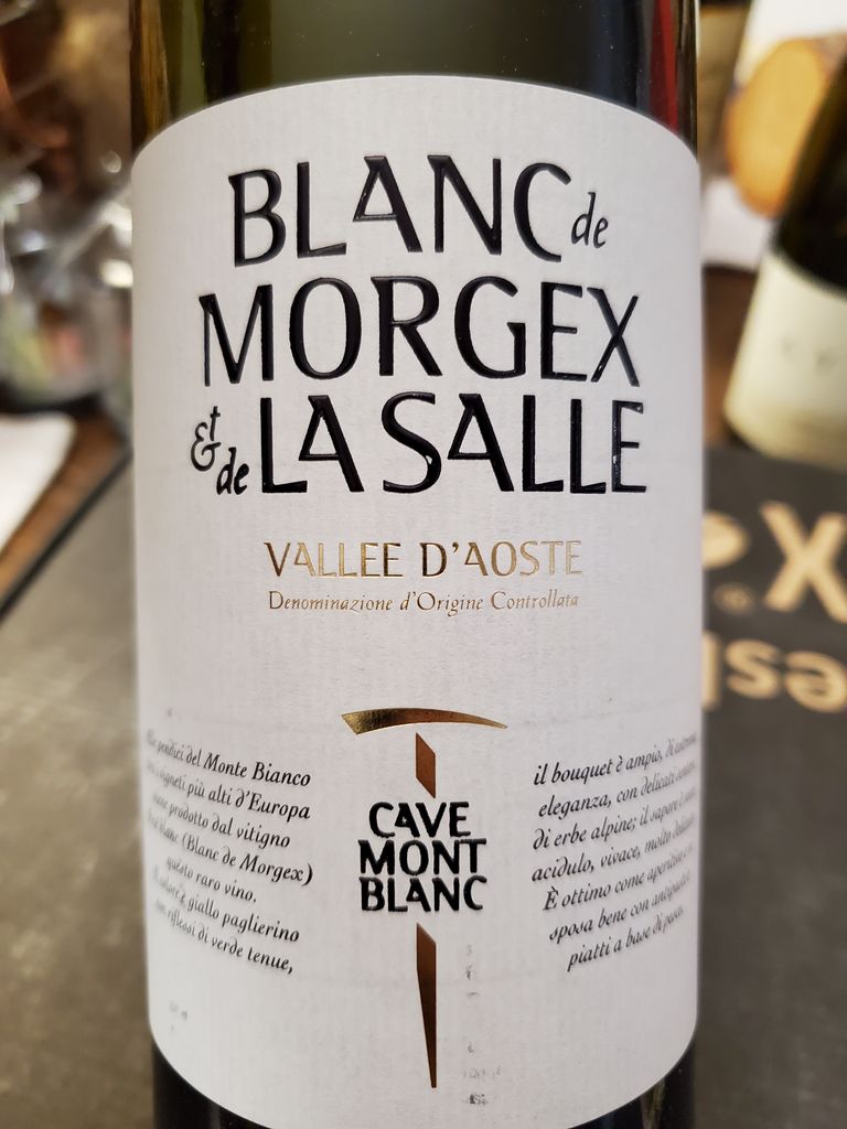 Wine - Cave Mont Blanc de Morgex et la Salle