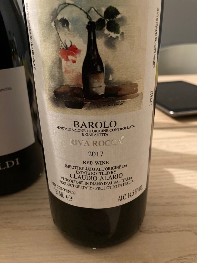 2018 Claudio Alario Barolo Riva Rocca - CellarTracker