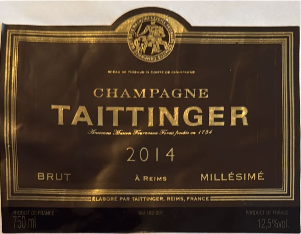2014 Taittinger Champagne Brut Millésimé - CellarTracker