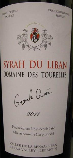 2011 Domaine des Tourelles Syrah du Liban - CellarTracker
