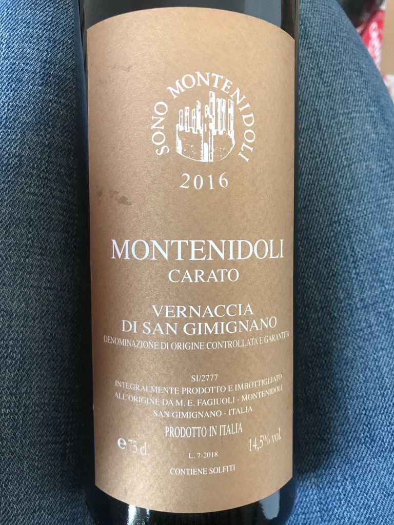 2015 Montenidoli Vernaccia di San Gimignano Carato, Italy, Tuscany, San ...