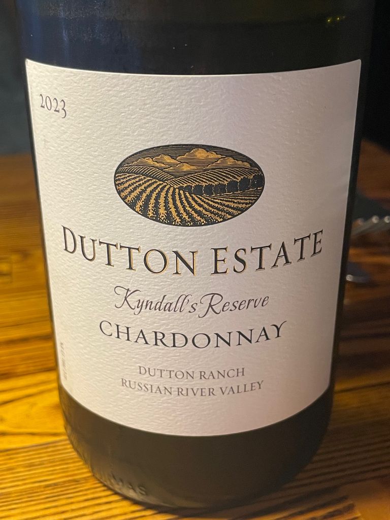2023 Dutton Estate Chardonnay Kyndall's Reserve Dutton Ranch, USA ...
