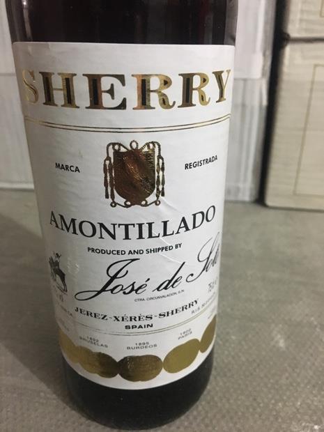 N.V. José de Soto Jerez-Xérès-Sherry Amontillado - CellarTracker
