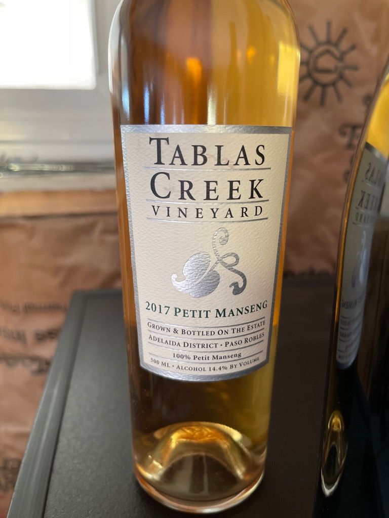 2017 Tablas Creek Roussanne Vin de Paille Quintessence, USA, California