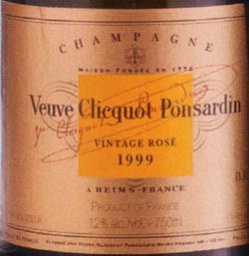 1999 Veuve Clicquot Champagne Brut Rosé Vintage, France, Champagne