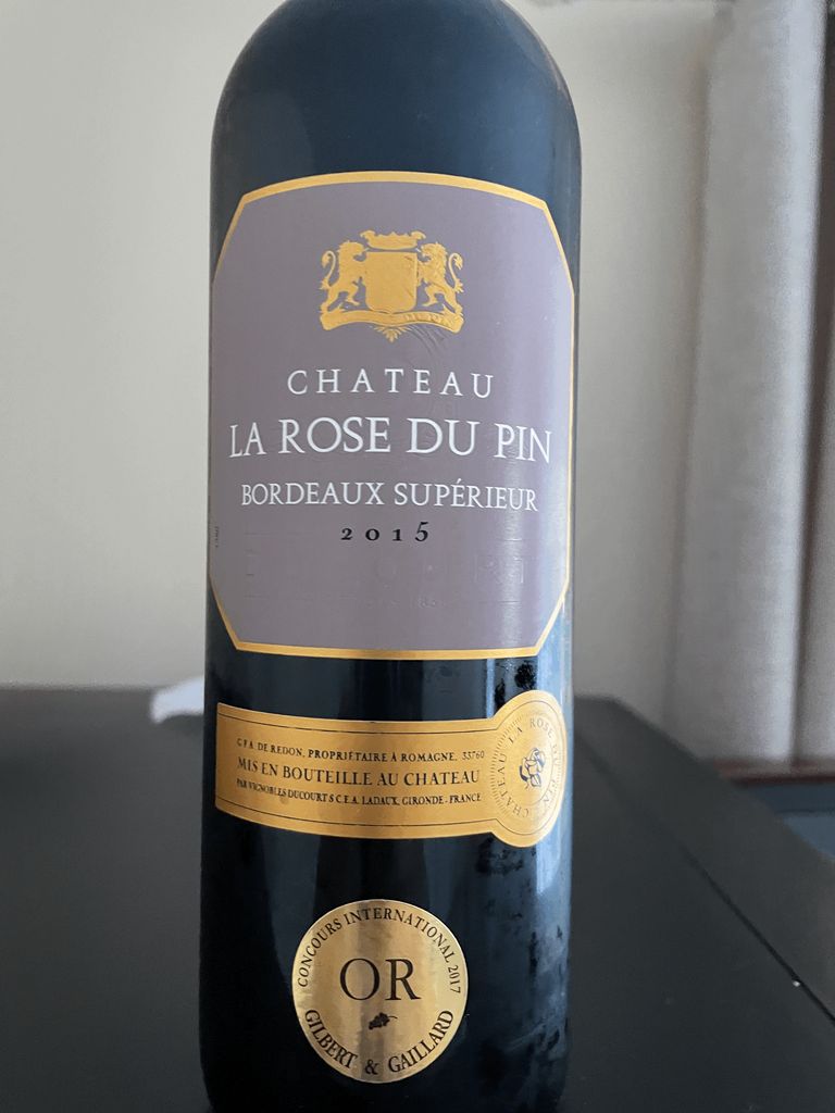 2016 Château La Rose Du Pin, France, Bordeaux, Bordeaux Supérieur