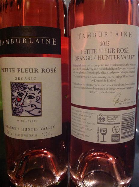 2012 Tamburlaine Wine Lovers Petite Fleur Rose Australia