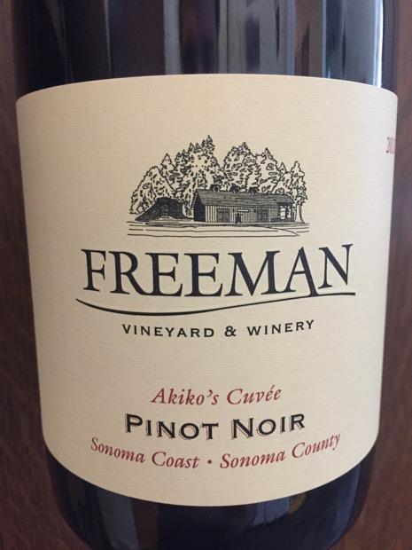 2013 Freeman Pinot Noir Akiko's Cuvée - CellarTracker