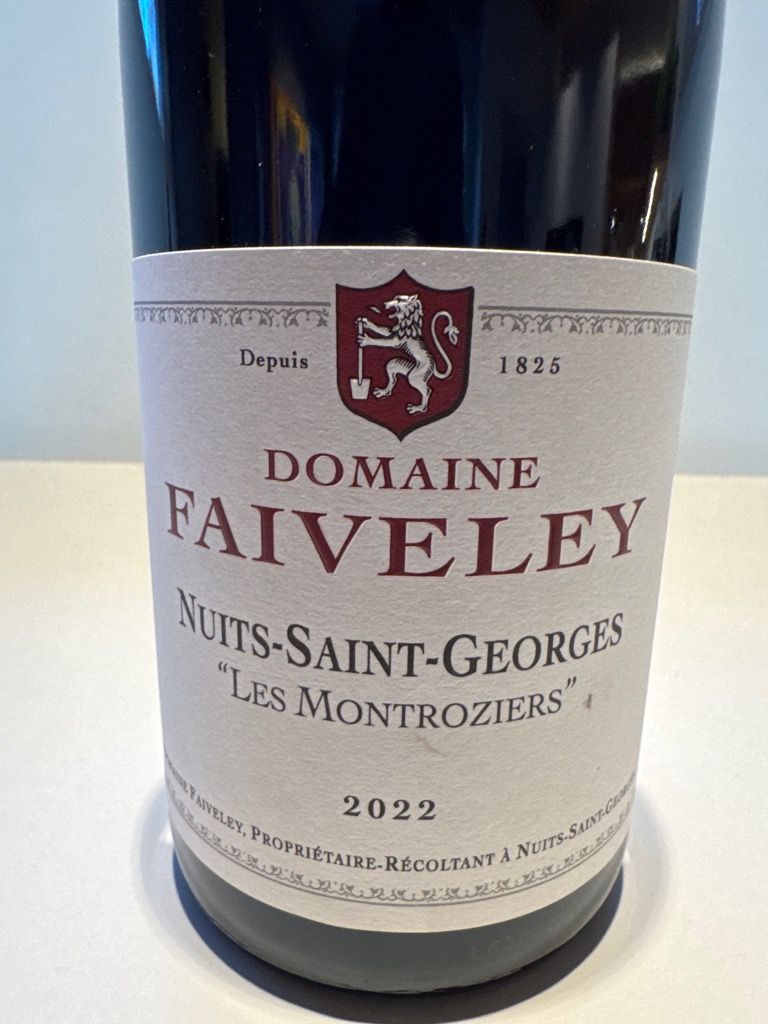 2022 Faiveley Nuits St. Georges Les Montroziers - CellarTracker