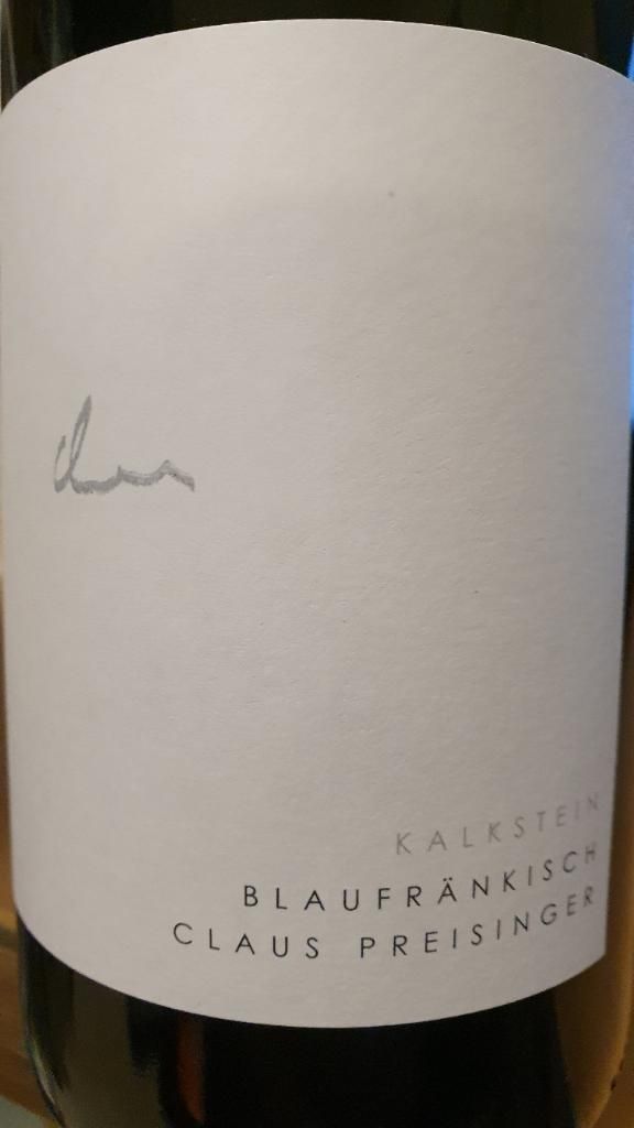 2019 Claus Preisinger Blaufränkisch Kalkstein Austria Burgenland Neusiedlersee Cellartracker 2818