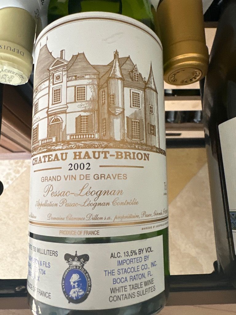 2001 Château Haut-Brion Blanc - CellarTracker