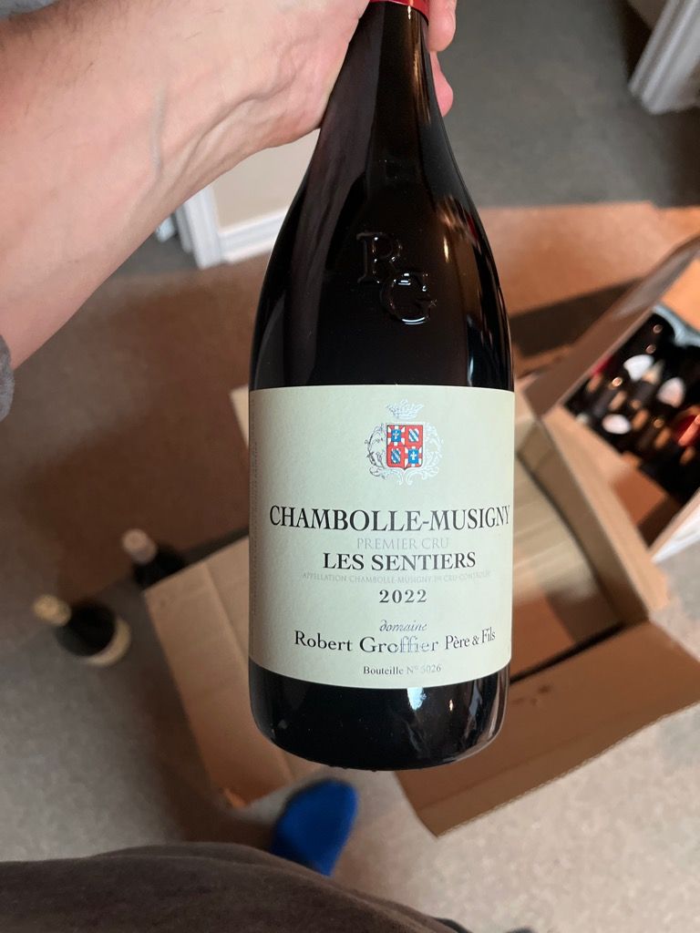 2014 Domaine Robert Groffier Chambolle-Musigny 1er Cru Les