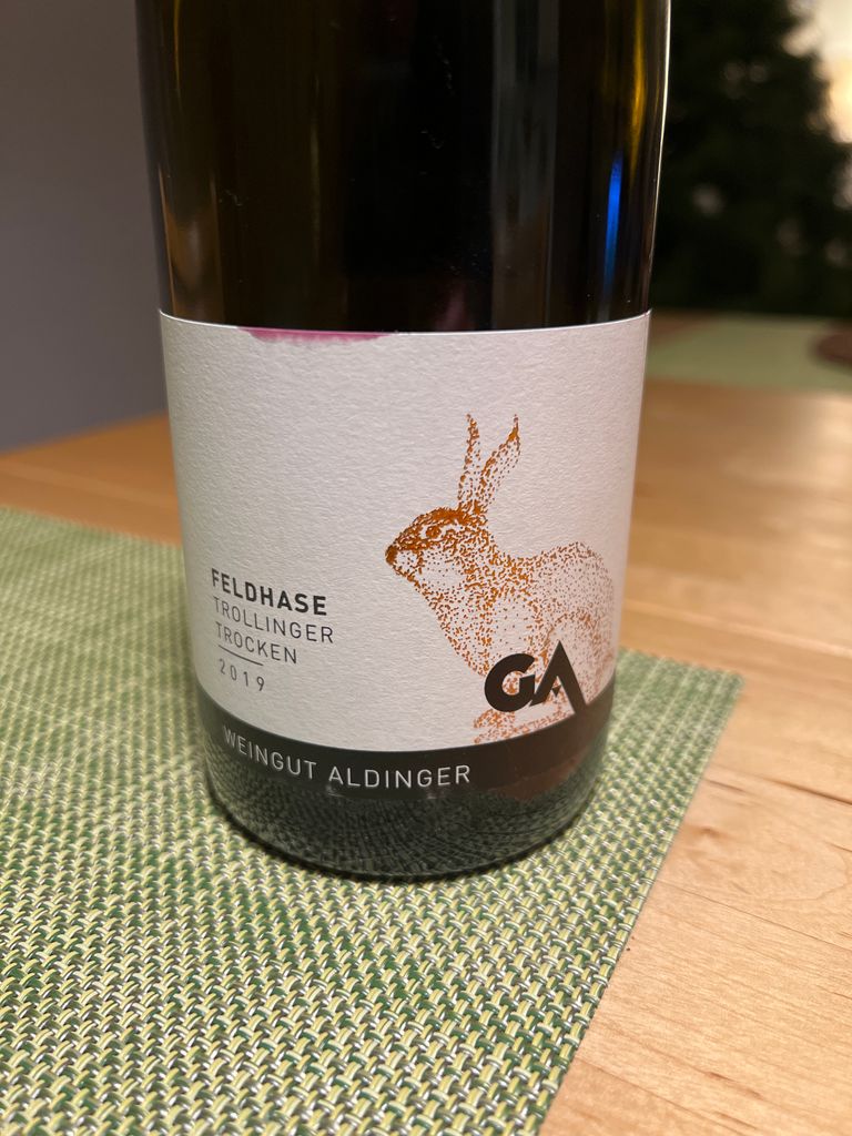 2022 Weingut Aldinger Trollinger Edition "Feldhase", Germany ...