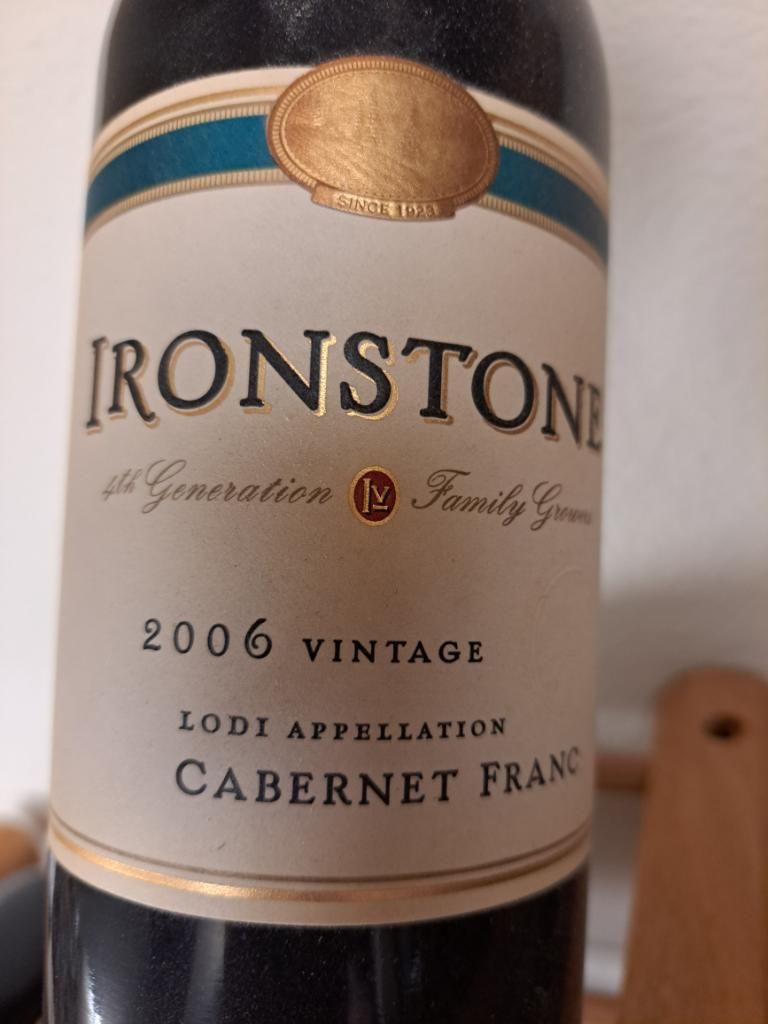 2006 Ironstone Vineyards Franc, USA, California CellarTracker