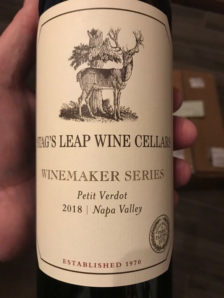 2018 Stag S Leap Wine Cellars Petit Verdot Winemaker Series Usa California Napa Valley Cellartracker