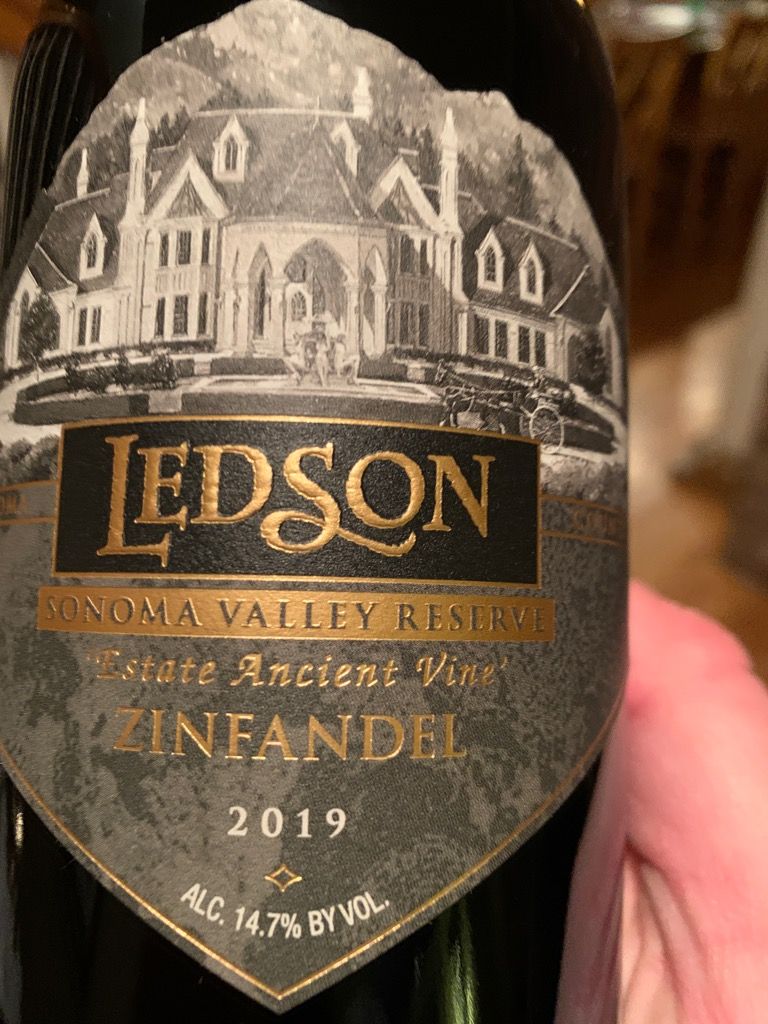 2019 Ledson Zinfandel Ancient Vine Reserve Sonoma Valley, USA