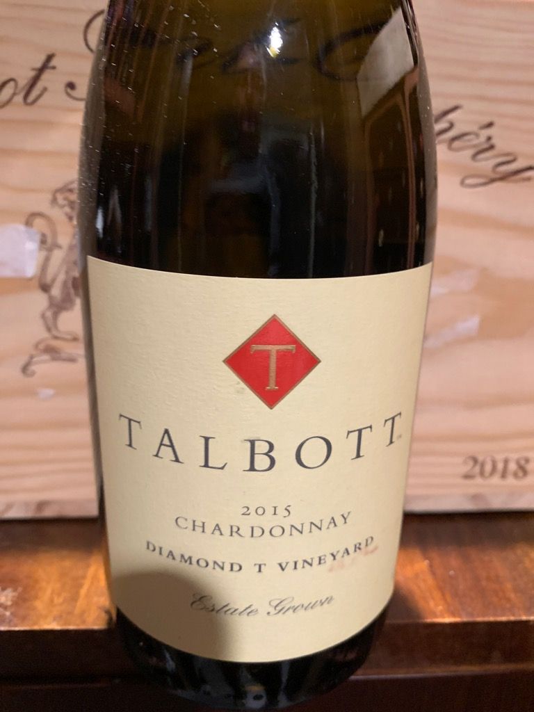 2015 Talbott Chardonnay Diamond T Estate, USA, California, Central Coast, Carmel Valley
