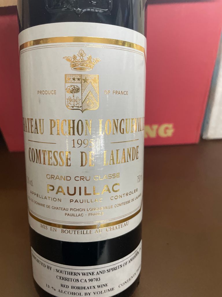 1993 Château Pichon Longueville Comtesse de Lalande - CellarTracker