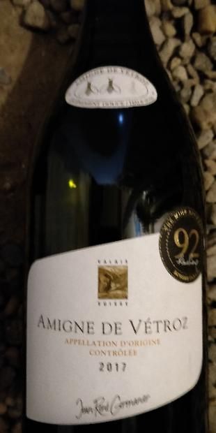 2017 Jean-René Germanier Amigne Vétroz, Switzerland, Valais, Vétroz ...