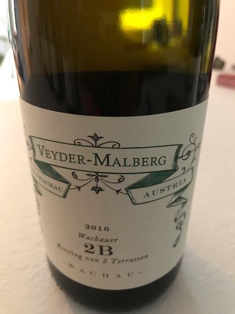 2016 Veyder-Malberg Riesling 2B, Austria, Niederösterreich, Wachau ...