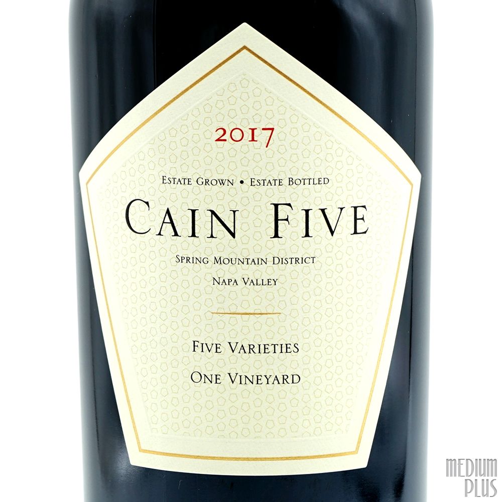 2017 Cain Vineyard & Winery Cain Five - CellarTracker