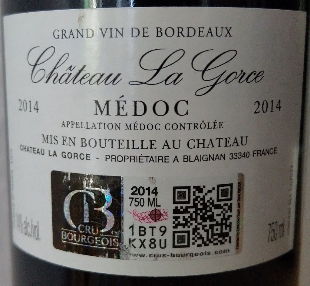 CHÂTEAU LA GORCE - MEDOC CRU BOURGEOIS - Catalog - Find all the