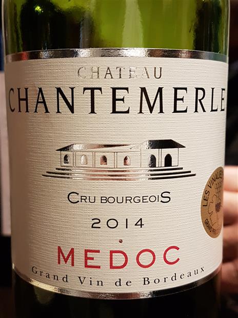 2014 Château Chantemerle Médoc - CellarTracker