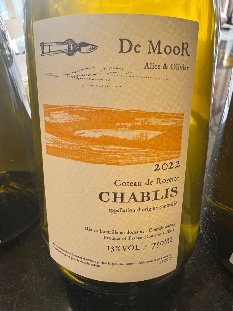 2022 Alice et Olivier De Moor Chablis Coteau de Rosette